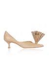 A.w.a.k.e. Lea Tassel-detail Leather Pumps In Neutral