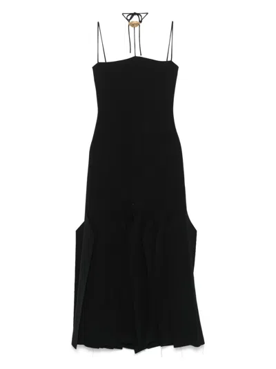 A.w.a.k.e. Lip Choker Midi Dress
