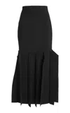 A.w.a.k.e. Multi Panel Midi Skirt In Black