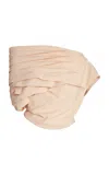 A.w.a.k.e. Multi Panel Off-the-shoulder Top In Nude