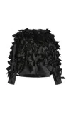 A.w.a.k.e. Multi Ribbon Satin Top In Black