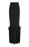 A.w.a.k.e. Mutli Panel Mermaid Maxi Skirt In Black