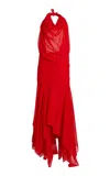 A.w.a.k.e. Organza Kerchief Dress In Red
