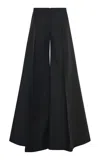 A.w.a.k.e. Oversized Wool Suiting Wide-leg Pants In Black