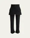 A.w.a.k.e. Basque Skinny Pants In Black