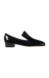 A.w.a.k.e. Tim Patent Leather Loafers In Black