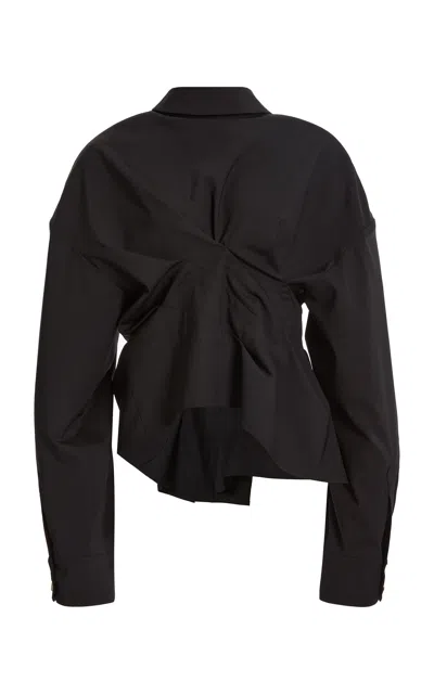 A.w.a.k.e. Twisted Shirt In Black