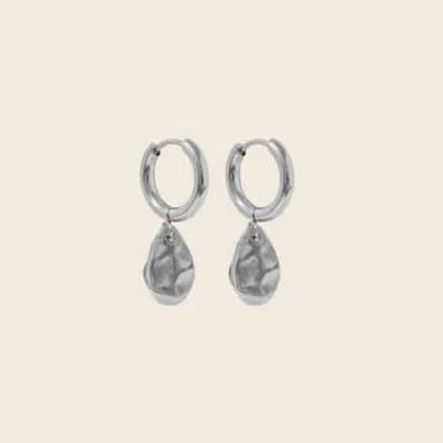 A Weathered Penny Aspen Earrings | Silver In Metallic