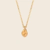 A WEATHERED PENNY ASPEN NECKLACE | GOLD