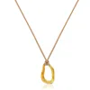 A Weathered Penny Women's Brown Ember Necklace - Sand In Gold