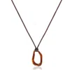 A Weathered Penny Women's Ember Necklace - Dark Brown In Brown