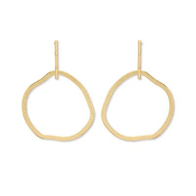 A Weathered Penny Women's Gold Alber Earrings