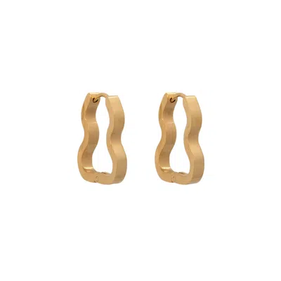 A Weathered Penny Women's Gold Arya Hoops In Metallic