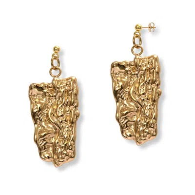 A Weathered Penny Women's Gold Aster Studs