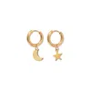 A Weathered Penny Women's Gold Astral Hoops In Gold