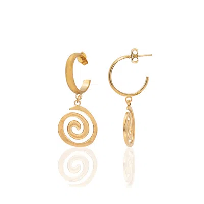 A Weathered Penny Women's Gold Astrid Hoops
