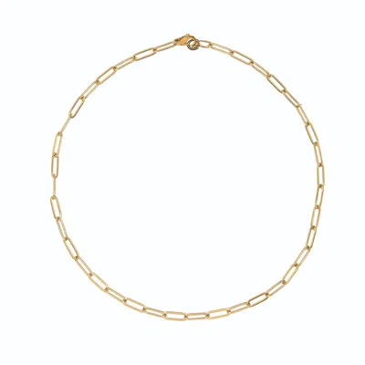 A Weathered Penny Women's Gold Cable Chain Necklace