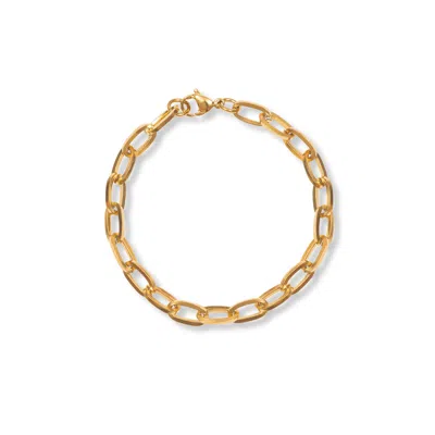 A Weathered Penny Women's Gold Chunky Cable Bracelet