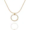 A Weathered Penny Women's Gold Circle Cove Necklace In Gold