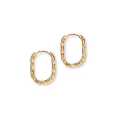 A Weathered Penny Women's Gold Halle Hoops