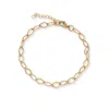 A Weathered Penny Women's Gold Ines Cable Bracelet