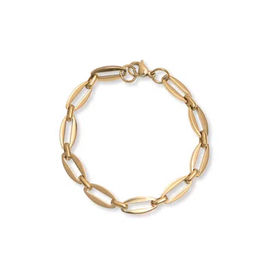 A Weathered Penny Women's Gold Link Chain Bracelet