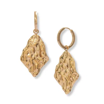 A Weathered Penny Women's Gold Lumi Hoops