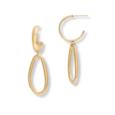 A Weathered Penny Women's Gold Meri Hoops