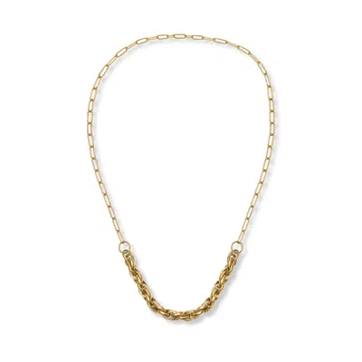 A Weathered Penny Women's Gold Multi Chain Necklace