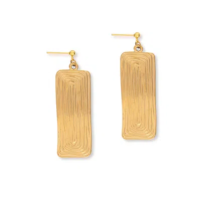 A Weathered Penny Women's Gold Palma Earrings