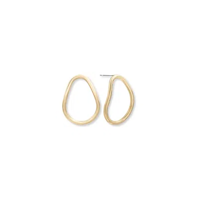 A Weathered Penny Women's Gold Pear Studs