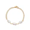 A Weathered Penny Women's Gold Pearl Bracelet In Gold