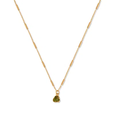 A Weathered Penny Women's Gold Peridot Necklace