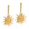 A Weathered Penny Women's Gold Solar Studs