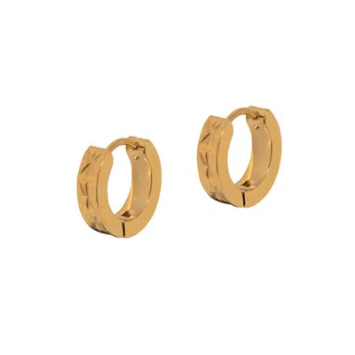 A Weathered Penny Women's Gold Star Hoops