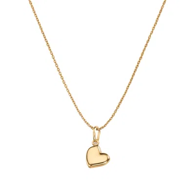 A Weathered Penny Women's Gold Tiny Heart Necklace