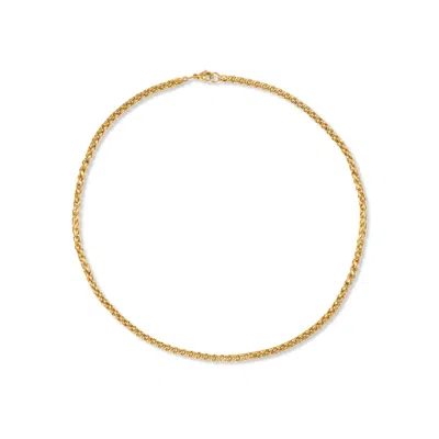A WEATHERED PENNY WOMEN'S GOLD WEAVE NECKLACE