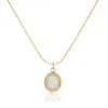 A Weathered Penny Women's Gold / White Gold Crimson Pearl Necklace