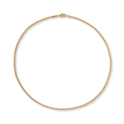 A WEATHERED PENNY WOMEN'S GOLD WOVEN NECKLACE