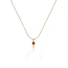 A Weathered Penny Women's Gold / Yellow Amber Necklace In Gold