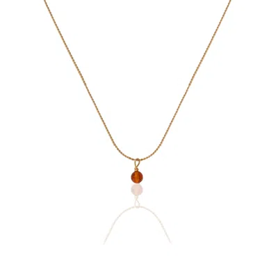 A Weathered Penny Women's Gold / Yellow Amber Necklace