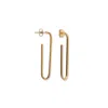 A Weathered Penny Women's Mya Hoops - Gold In Gold