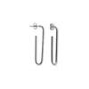 A Weathered Penny Women's Mya Hoops - Silver In Gray