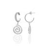 A Weathered Penny Women's Silver Astrid Hoops