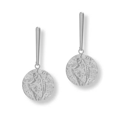A Weathered Penny Women's Silver Beverly Studs In Metallic