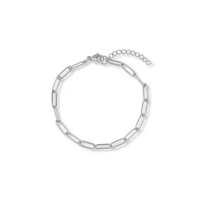 A Weathered Penny Women's Silver Cable Chain Bracelet In Metallic
