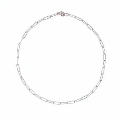 A Weathered Penny Women's Silver Cable Chain Necklace In Metallic