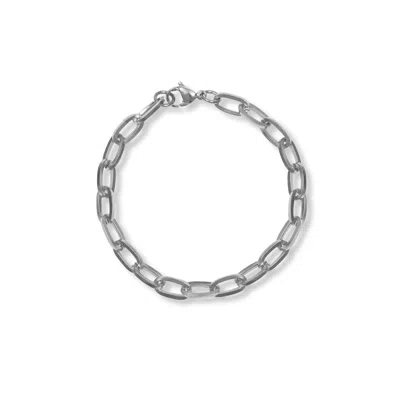 A WEATHERED PENNY WOMEN'S SILVER CHUNKY CABLE CHAIN BRACELET