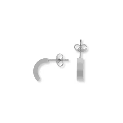 A Weathered Penny Women's Silver Esa Studs In White