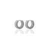 A Weathered Penny Women's Silver Fleur Hoops In Metallic